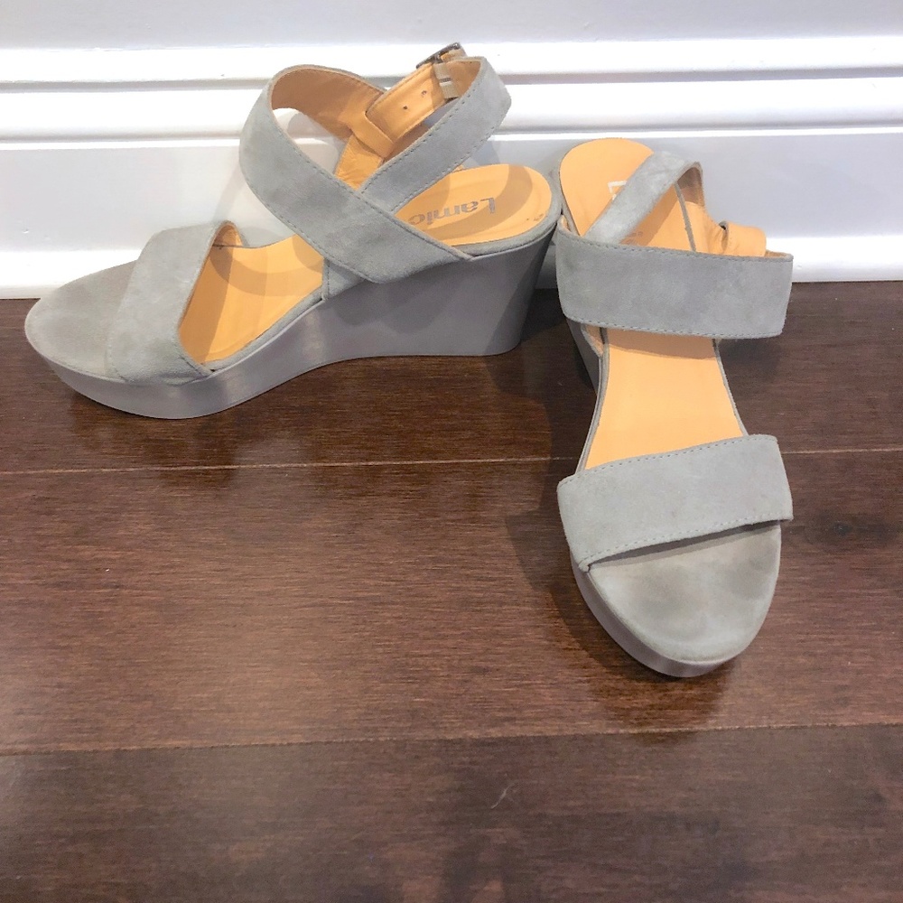 Lamica Grey Wedges